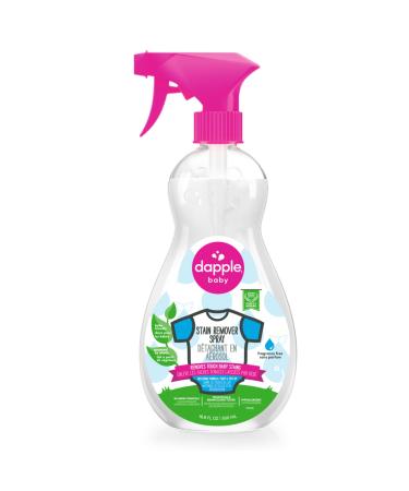 Dapple Baby Stain Remover Spray Baby Safe and Plant Based Natural Stain Remover Removes Tough Baby Stains Fragrance Free Scented - 500ml 16.9 Ounces