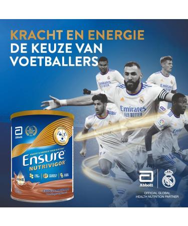 Abbott BV Ensure Nutrivigor 850g Chocolate Food supplement for adults Highquality proteins HMB 27 multivitamins and minerals including vitamin C vitamin D magnesium and zinc - Buy Online on GoSupps.com