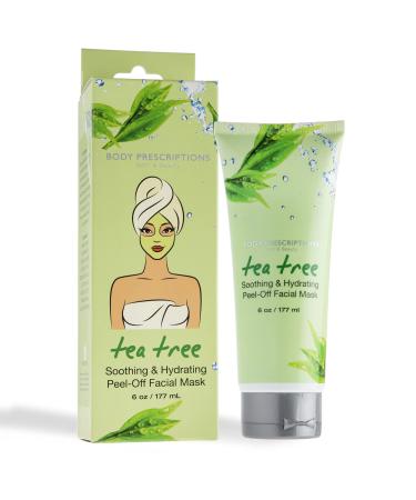 Body Prescriptions - Tea Tree Refining & Nourishing Peel-off Facial Mask  Deep Cleansing Face Mask to Remove Blackheads  Dirt  and Cleanse Pores  Exfoliating Skin Care