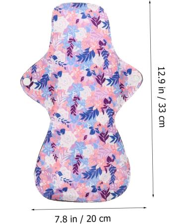 Washable Bamboo Cloth Menstrual Pads 6pcs - Reusable Hygiene Napkin Towels for Women - Charcoal Bamboo Fibers - Light Absorbency - 1 Count Pack - Buy Online on GoSupps.com