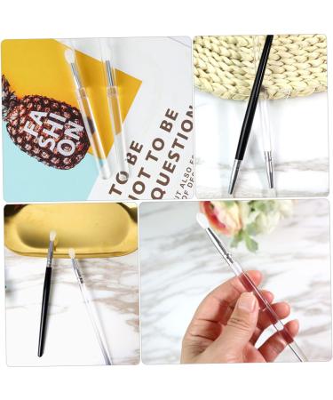NOLITOY 28 Pcs Lip Brush Set - Lipstick & Lip Mask Applicators Silicone Makeup Brushes for Perfect Application Transparent & Color Options - Ideal for Lip & Eye Shadow Makeup - Buy Online on GoSupps.com