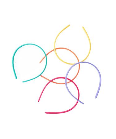 Goody Kids Ouchless Classic Headband - Assorted Colors - Pain-Free Hair Accessories for All Hair Types - 5 Count Pack for Men, Women, Boys, and Girls - Buy Online on GoSupps.com