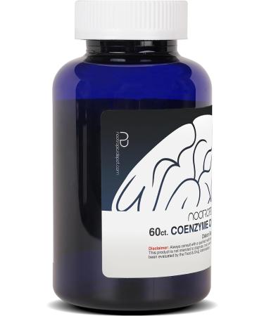 Nootropics Depot CoEnzyme Q10 Capsules 200mg - Boost Energy Cognitive Function & Cellular Health - 60 Count Ubiquinone Supplements - Buy Online on GoSupps.com