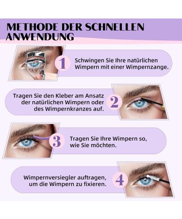 Eyelash Extensions 120PCS - D 8-16 Mix Fake Lashes | Natural DIY Eyelash Extensions | B&Q F01 - Buy Online on GoSupps.com