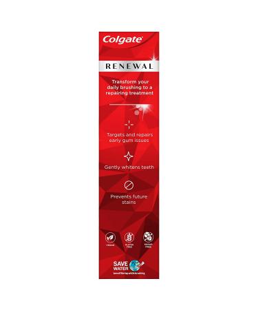 Colgate Renewal Gum Toothpaste - Gum Health and Teeth Whitening Gel (3oz, Pack of 2) - Buy Online on GoSupps.com