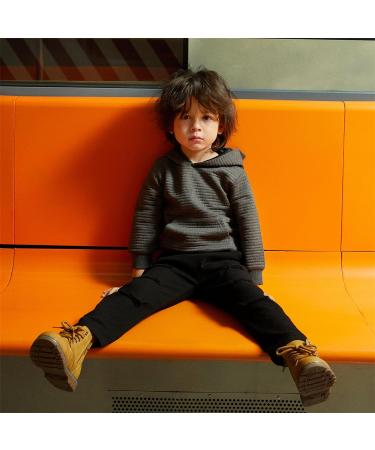 PatPat Toddler Hoodie 4-5 Years Grey | Boy Girl Hooded Sweatshirt with Pocket - Buy Online on GoSupps.com