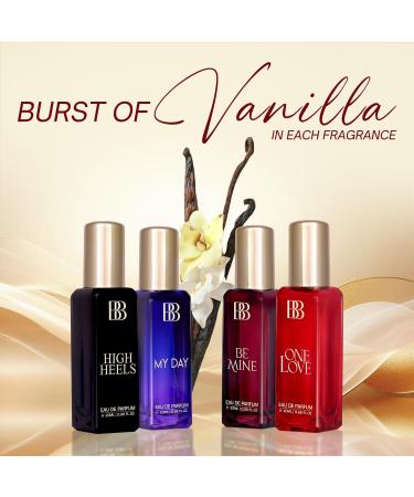 Bergamot_Beaute Luxury Women Long Lasting Eau de Parfum Gift Set | My Day Be Mine High Heels One Love Perfume Combo Pack of 4 x 20 ml - Buy Online on GoSupps.com
