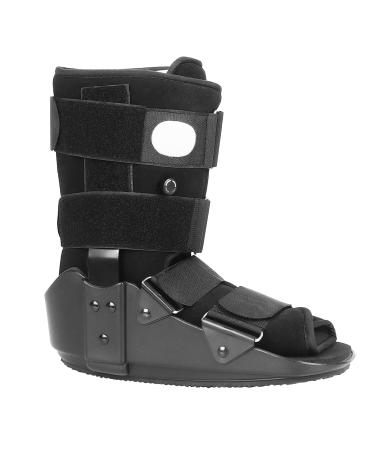 X-shuan Walking Boot Fracture Boot for Sprained Ankle  Toe Fractures Foot Brace After Surgery-Medium Black M