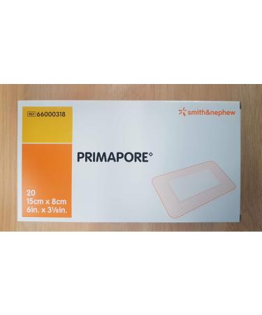Smith & Nephew Adhesive Dressing Primapore 6 X 3 1/8 Polyester Rectangle Tan Sterile (66000318 Sold Per Pack)