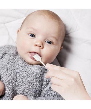 Streysisl Tongue Cleaner for Babies - 30 Portable Toothbrushes for Oral Care & Grasping | Flexible Tongue Mull Cleaner - Buy Online on GoSupps.com