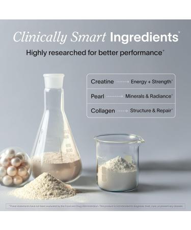 Ladywell Creatine Pearl Complex | 3-in-1 Formula for Women | Creatine Monohydrate, Collagen & Pearl Powder | Supports Energy, Skin Health, Mental Clarity, Metabolism & Lean Muscle | 30 Servings - Buy Online on GoSupps.com