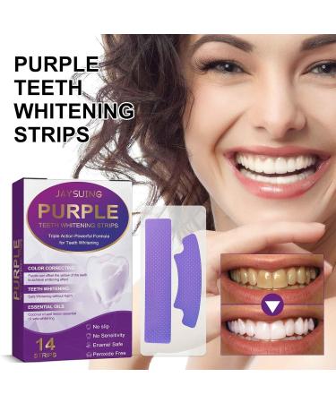 Lila Tooth White Stripes - Triple Action Whitening & Gum Repair Kit | 14 Strips for Sensitive Teeth | Powerful Essential Oil Formula - Buy Online on GoSupps.com