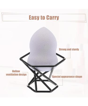 VOCOSTE Makeup Sponge Holder - Beauty Sponge Dry Stand for Vanity | Black Makeup Egg Drying Stand - Buy Online on GoSupps.com