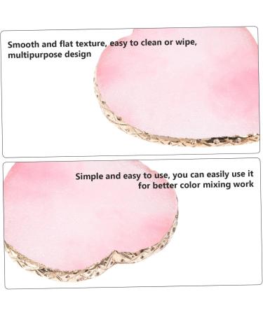 Plateau De M lange R sine Forme C ur Pour Nail Art Planche Couleurs D coration Plaque M lange Maquillage - Buy Online on GoSupps.com