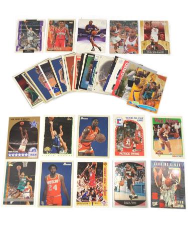 40 Basketball Hall-of-Fame & Superstar Cards Collection Look For Players such as Michael Jordan, Magic Johnson, LeBron James. Perfect for Gift Giving