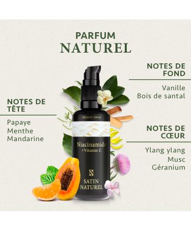 Niacinamide Organic Face Serum Enriched with Vitamin C and Magnesium 100ml For Luminous and Blemish-Free Skin Aloe Vera-Based Face Serum by Satin Naturel - Buy Online on GoSupps.com