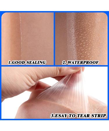 Dialysis Catheter Waterproof Shower Cover - 25 Pieces, Transparent Peritoneal Dialysis Accessories Protector for Swimming & Tattoo Dressings - 7.87 x 7.87 Inches - Buy Online on GoSupps.com
