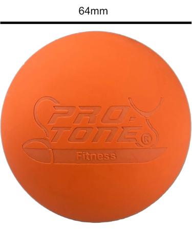 PROTONE Light Red Lacrosse Ball - Trigger Point Massage & Physiotherapy Tool for Crossfit Recovery - Buy Online on GoSupps.com
