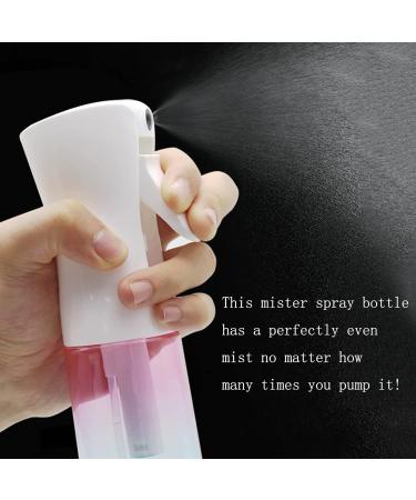 YWKJDDM Hair Spray Bottle 200 ml Continuous Water Mist Spray Bottle Salon Hairdressing Spray Bottle for Hair Styling Facial Plants Cleaning(Blue Pink) - Buy Online on GoSupps.com