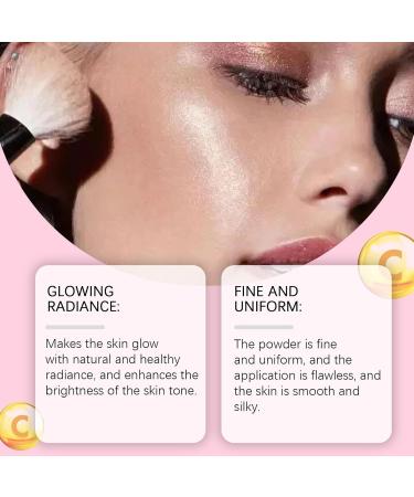 Highlighter face shimmer shimmering face powder contouring eminent dust high color gain pigment smooth blending texture 3G for artificial light adding - Buy Online on GoSupps.com
