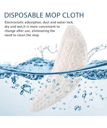 yuoseg 60Pcs for Sweeping Robot Accessories T7S / T7S Plus / S7 Disposable Rag Vibrating Mop - Buy Online on GoSupps.com