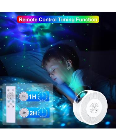 Vuenicee Starry Sky Projector - 360 Galaxy Projector with Remote & Timer | LED Night Light for Kids & Adults - Buy Online on GoSupps.com