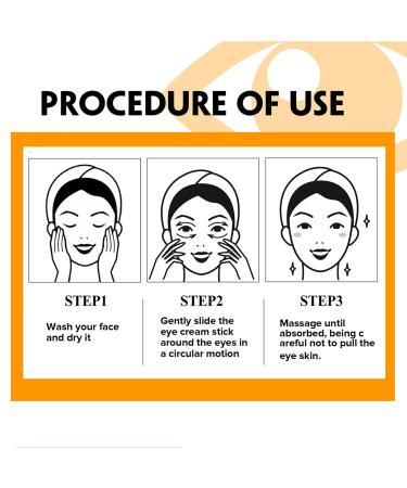 2 PCS Turmeric Retinol Eye Stick Eye Balm Stick Hydrating for Dark Circle Wrinkles Visible Results in 3-4 Weeks Anti Aging Under Eye Retinol Eye Cream For Puffiness and Bags Reduces Fine Lines - Buy Online on GoSupps.com