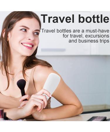 Travel Size Containers - 100ml Empty Travel Dispenser Bottle - Refillable Cosmetic Dispensers for Liquid Lotions Cream Toner Body Soap - Buy Online on GoSupps.com