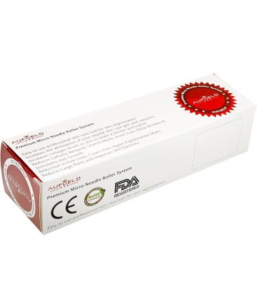 AUFGELD AG540 Titanium Microneedle 540 Needles 0.2mm Derma Roller Skin Care for Face Facial Wrinkles Hair Loss Stretch Marks Hair Regrowth Micro Needles Professional Microneedling Derma Needling Kit - Buy Online on GoSupps.com