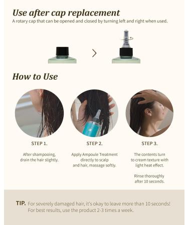 HALE&DALE Deep Conditioning Hair Mask Ampoule - Vegan Hair Treatment for Dry Damaged Hair & Scalp 10.1 oz Deep Hydrating & Nourishing Salon Conditioner - Buy Online on GoSupps.com