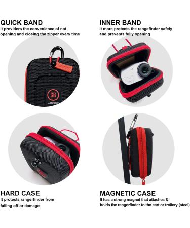 Golf Buddy Laser Lite Rangefinder | Magnetic Case | Slope Compensation | Fast & Accurate Measurement | Vibration Alert | 3 Targeting Modes | 6X Magnification - Buy Online on GoSupps.com