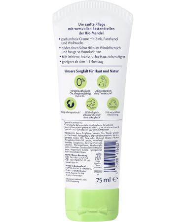 HiPP Babysanft Panthenol & Zinc Diaper Cream Pack of 3 (75 ml each) | Gentle Skin Protection for Babies - Buy Online on GoSupps.com