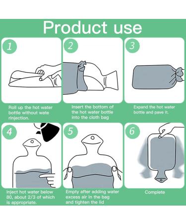 Buy Cisixin Dino Hot Water Bottle 400ml - Cozy Plush Cover for Children & Adults | Best International Shipping - Buy Online on GoSupps.com