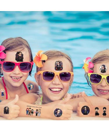 Wednesday Temporary Tattoos Stickers - 20 Sheet Tattoo Stickers for Kids Party Favors & Decorations - Buy Online on GoSupps.com