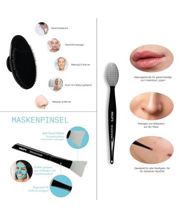 Premium Black Make-Up Brush Set | Egg Cleaner Face Peeling Hyaluron Lips Massage Eyeliner & Eyeshadow Tools - International Shipping Available - Buy Online on GoSupps.com