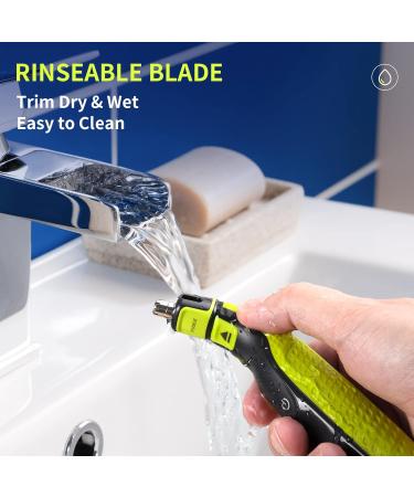 YINKE Nose Hair Trimmer Replacement Heads for One Blade - 3PCS | Dual Edge Blades for Easy Cleansing | Fits QP2520 QP2630 QP2724 QP2734 QP2834 | Waterproof & Gifts for Men - Buy Online on GoSupps.com