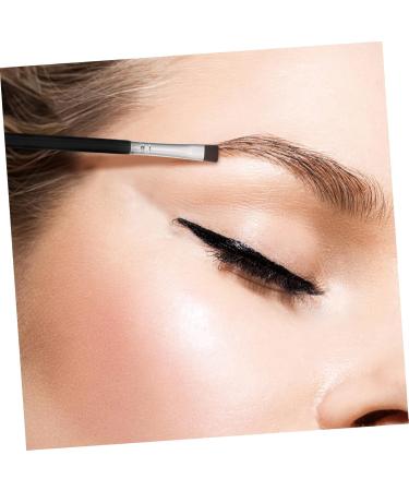 Baluue 24 Pcs Flat Eyebrow Brush Fine Eyeliner Brush Eye Brush Makeup Eye Lash Brush Black Wooden Handle - Buy Online on GoSupps.com