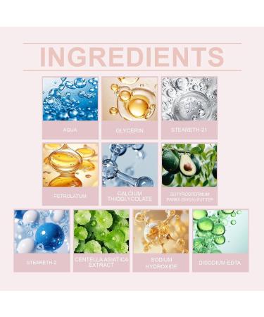  JINGLING JINGLING Hair Removal Cream Skin Balm 120g with Squeegee | Hair Removal Cream for Pubic Area - For Intimate Area Legs Underarms Back and Bikini Lines - Buy Online on GoSupps.com