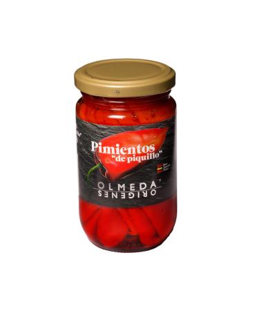 OLMEDA OR GENES - Poivrons Piquillo (Navarre) - Pot en verre 14/16 unit s (290 g)