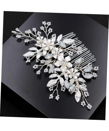 POPETPOP Bridal Hair Comb Wedding Hair Accessories Pearl Hair Accessories Rhinestone Headpiece Rhinestone Hair Comb Crystal Hair Comb Rhinestones Headgear Grab The Drill Bridesmaid - Buy Online on GoSupps.com