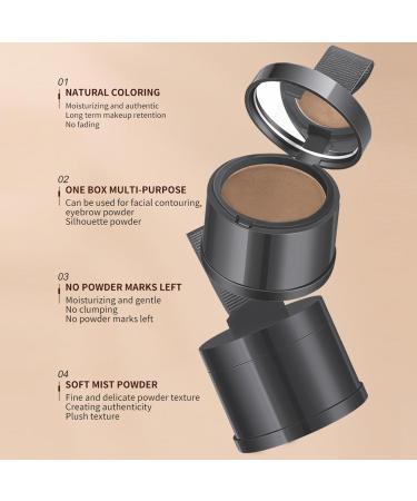 2Pcs Root Touch Up Powder Windproof & Sweatproof Hairline Powder for Women & Wen Natural Stain-Proof Hair Loss Concealer Hairline Powder for Thinning Hairline Coffee & Light Coffee Coffee Light Coffee - Buy Online on GoSupps.com