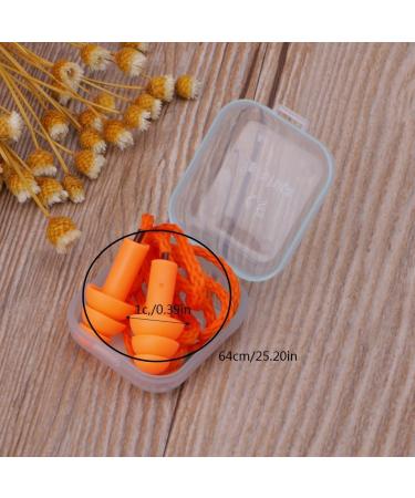 Wired earplugs with 1 pair silicone hearing protection box sound blocker noise cancelling reusable earplugs perfect for study sleep - Buy Online on GoSupps.com