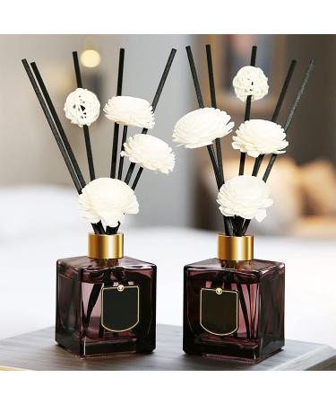 Omiga 200 Natural Rattan Diffuser Sticks for Home & Office - Black Room Fragrance Replacement | Aromatherapy Essential Oils - Buy Online on GoSupps.com