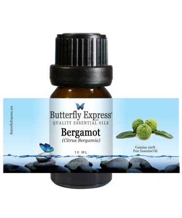 Bergamot Essential Oil 10ml - 100% Pure by Butterfly Express