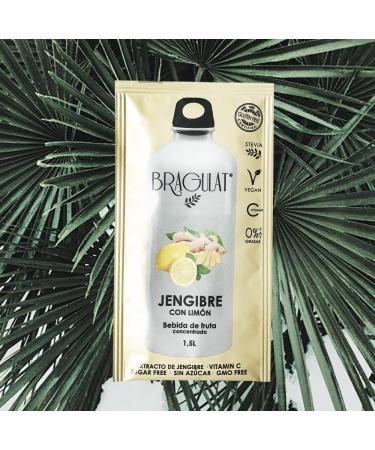  BRAGULAT BRAGULAT | Ginger and Lemon Fruit Drink | Powdered Drink | Sugar-Free and Vitamin C | 15 Sachets - Buy Online on GoSupps.com