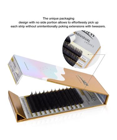 Buy LASHVIEW 0.03mm C Curl Mixed Length Eyelash Extensions - Russian Volume Faux Mink Lashes for Salons - Buy Online on GoSupps.com