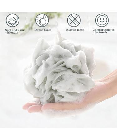 AOTENGDI 4Pcs Bath Sponge Shower Loofahs 60g Exfoliator Scrubber - High Foaming Body Wash Cleaning Accessories - Buy Online on GoSupps.com