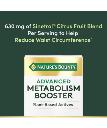 Nature's Bounty Advanced Metabolism Booster Helps Support Healthy Metabolism & Fat Loss 60 Capsules 60 Count (Pack of 1) - Buy Online on GoSupps.com
