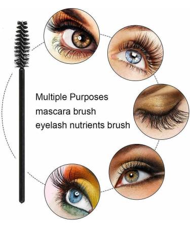 100 Mascara Wands Bulk Disposable Eyelash Eye Brow Brushes Applicator Spoolie Applicator Lash Extensions Makeup Tool Set (RED) - Buy Online on GoSupps.com