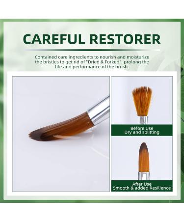 Morovan Nail Brush Cleaner - 8oz Restorer for Acrylic, Gel, Paint & Kolinsky Brushes - Buy Online on GoSupps.com